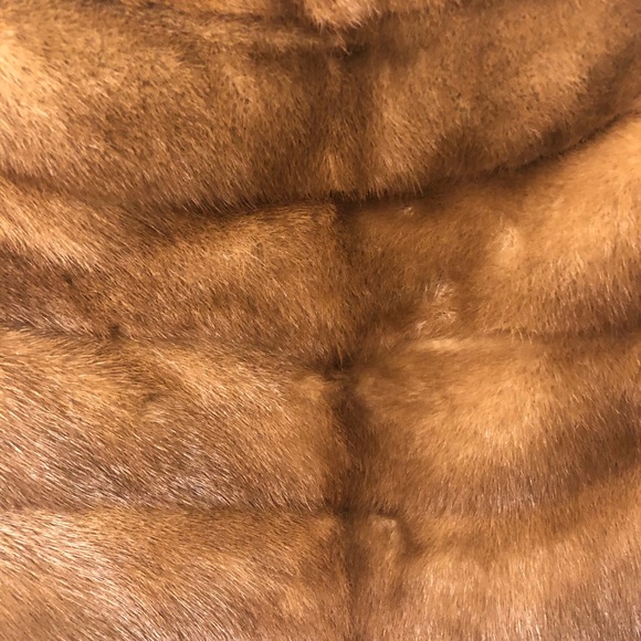 Vintage Fur Label Authority Mink Fur Cape OS - Picture 4 of 5